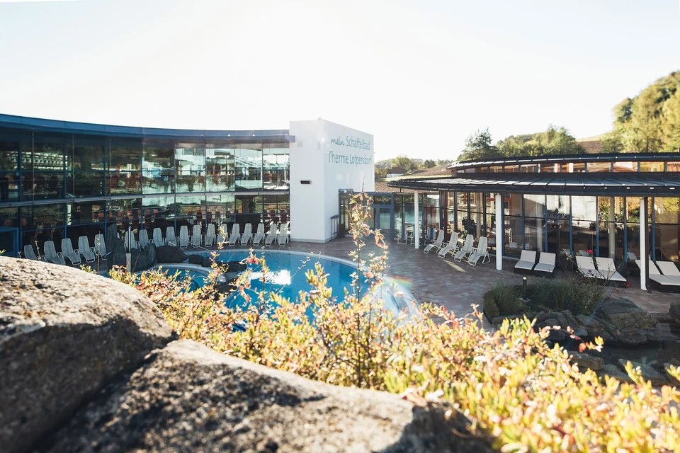 Der helle Außenbereich von oben (c) Thermenresort Loipersdorf