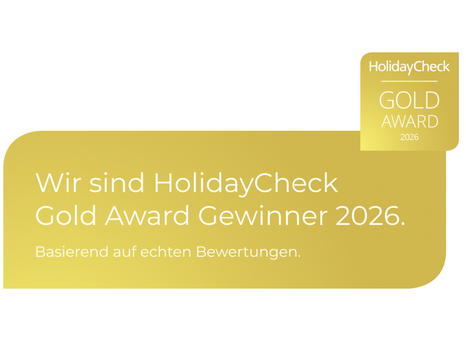 HolidayCheck Gold Award 2026