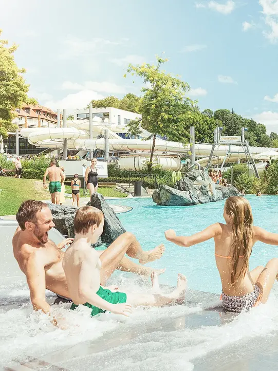 Breitrutsche für die ganze Familie in der Therme Loipersdorf.