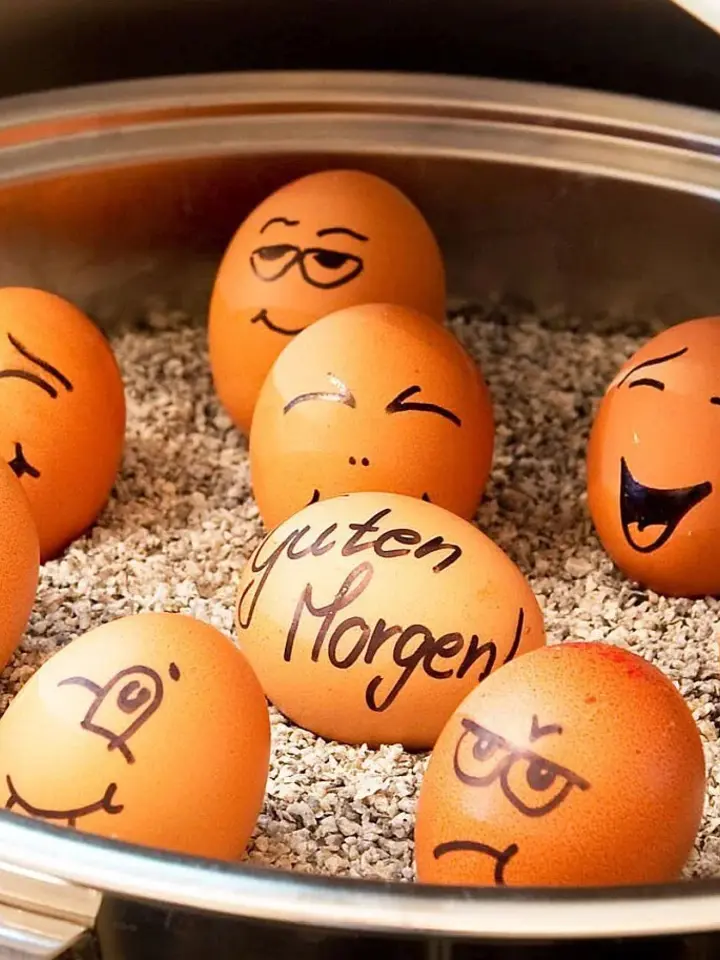 Frückstückseier im Thermenhotel Vier Jahreszeiten